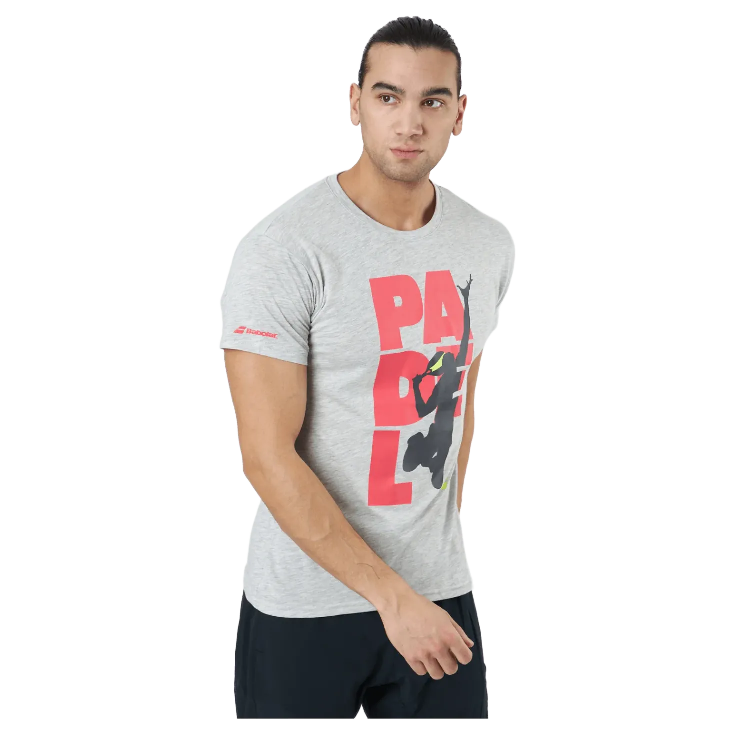 T-shirt Padel Cotton Grey