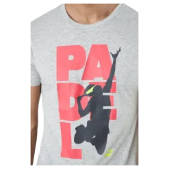 T-shirt Padel Cotton Grey
