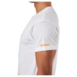 T-shirt Padel Cotton White