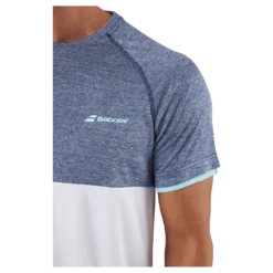 T-shirt Play Crew Neck White Blue