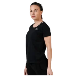 T-Shirt S/S, Logo Momba Black