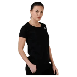 T-Shirt S/S, Logo Momba Black