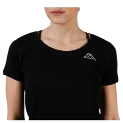T-Shirt S/S, Logo Momba Black