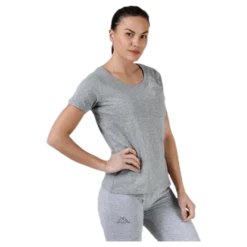 T-Shirt S/S, Logo Momba Grey
