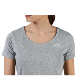 T-Shirt S/S, Logo Momba Grey