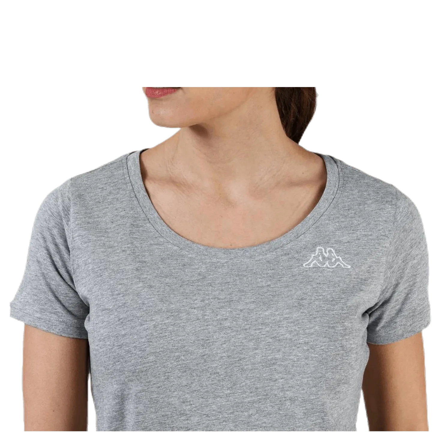 T-Shirt S/S, Logo Momba Grey