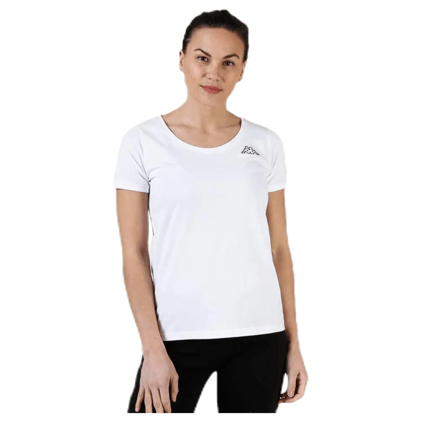 T-Shirt S/S, Logo Momba White