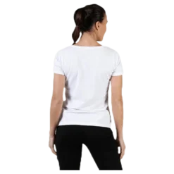 T-Shirt S/S, Logo Momba White