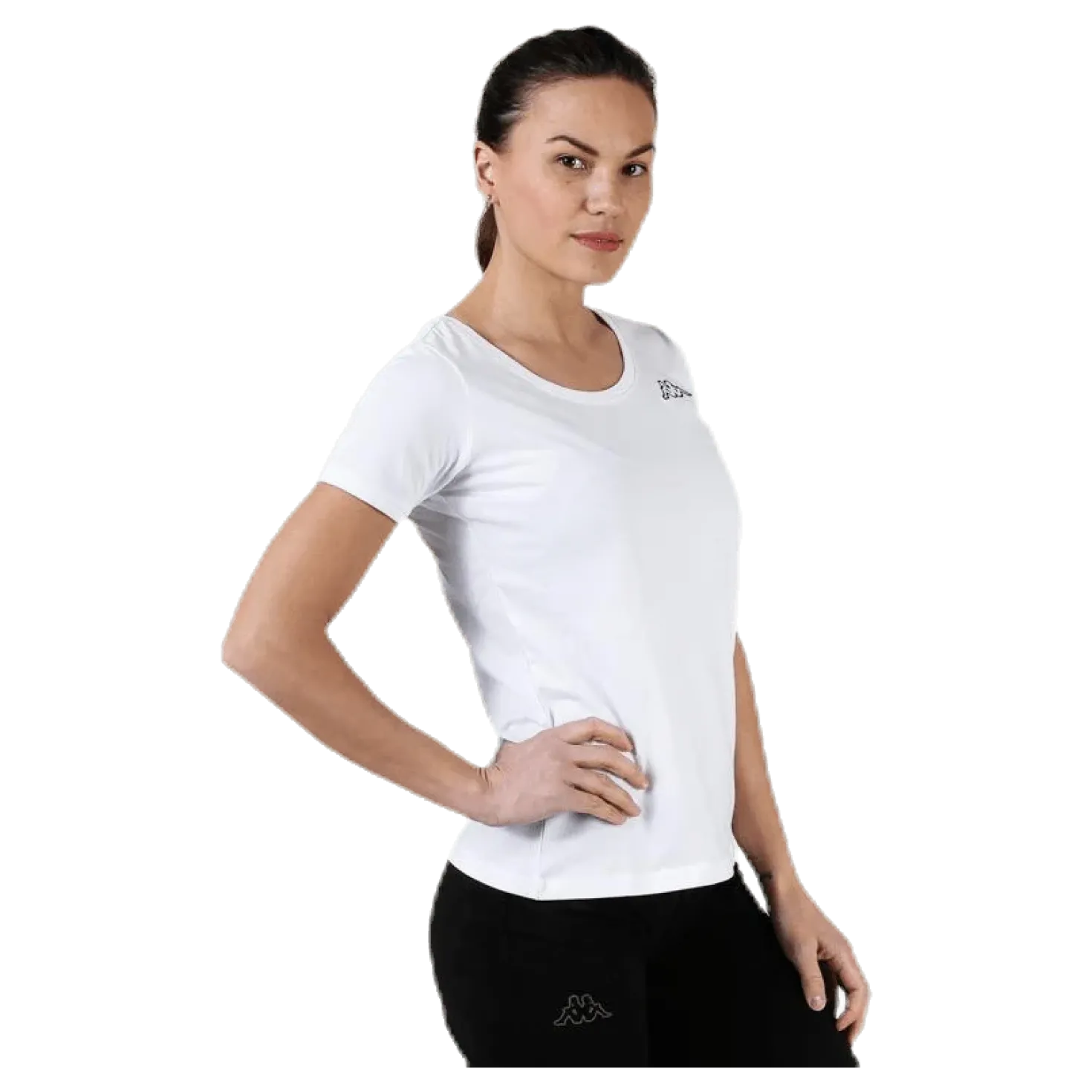 T-Shirt S/S, Logo Momba White