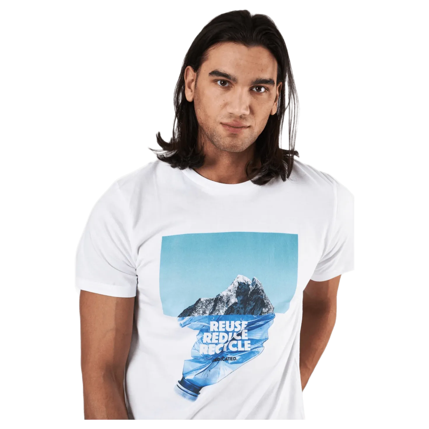 T-shirt Stockholm Recycle Moun White