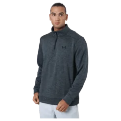 Ua Armour Fleece 1/4 Zip Pitch Gray