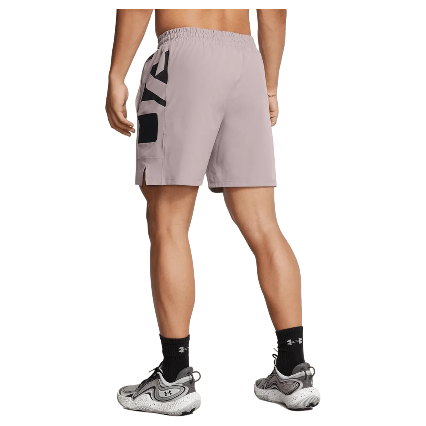 Ua Baseline Woven Short Tetra Gray