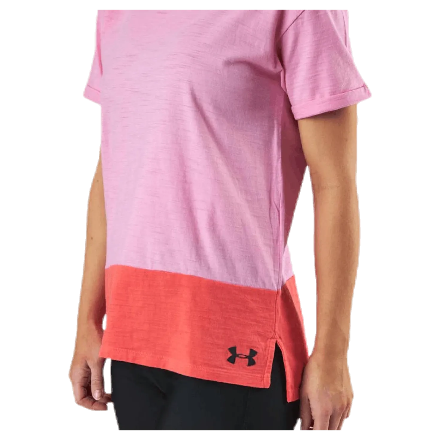 UA Charged Cotton SS Pink