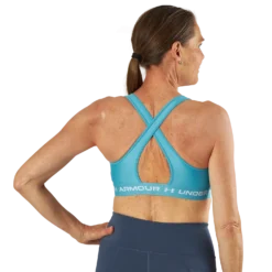 Ua Crossback Mid Bra Glacier Blue