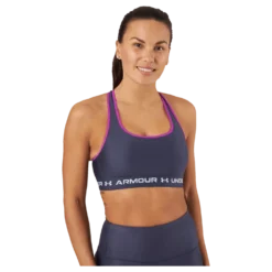 Ua Crossback Mid Bra Tempered Steel