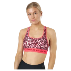 Ua Crossback Mid Print Penta Pink / Penta Pink / Blac