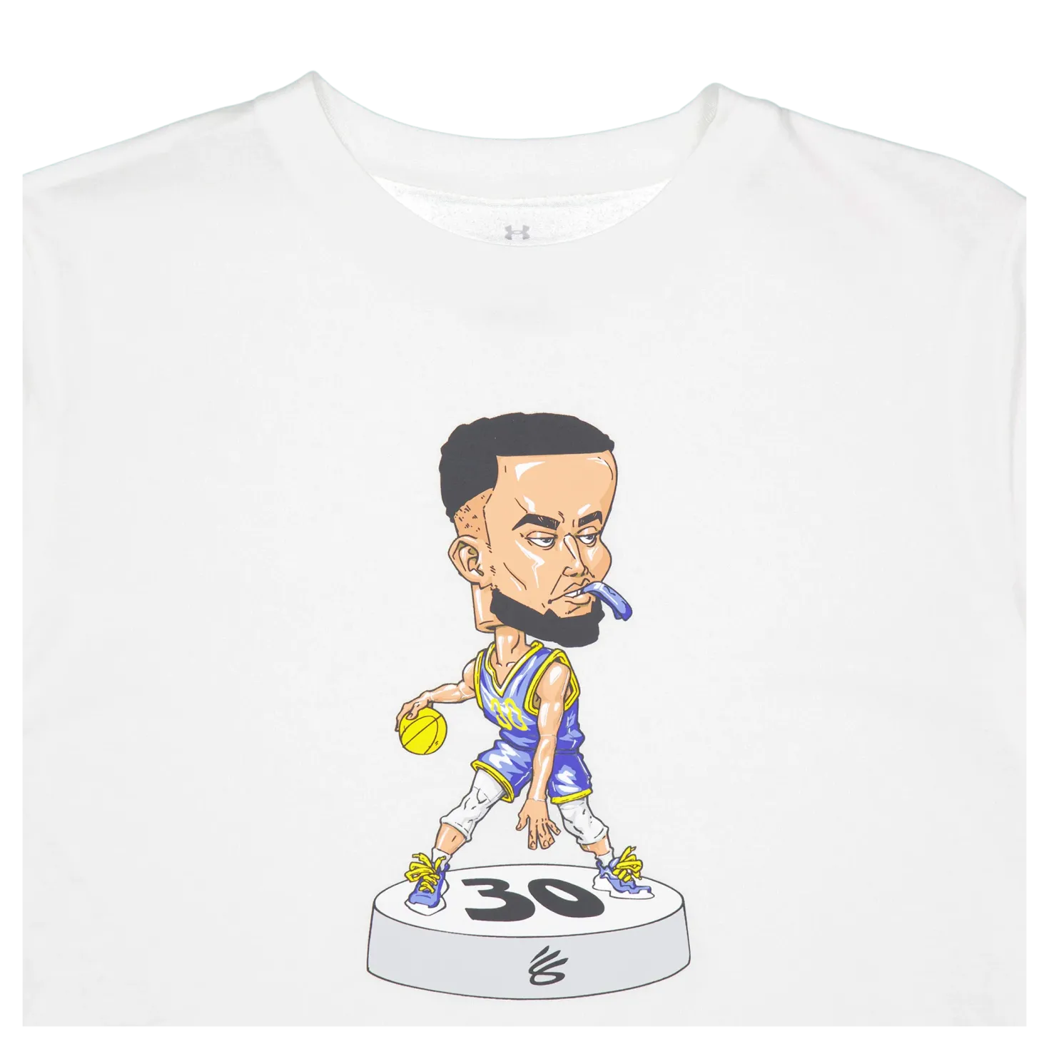 Ua Curry Bobblehead Ss White