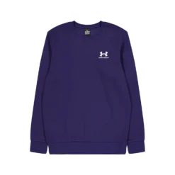 Ua Essential Fleece Crew Midnight Navy