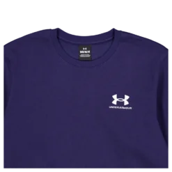 Ua Essential Fleece Crew Midnight Navy