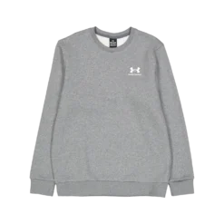 Ua Essential Fleece Crew Pitch Gray