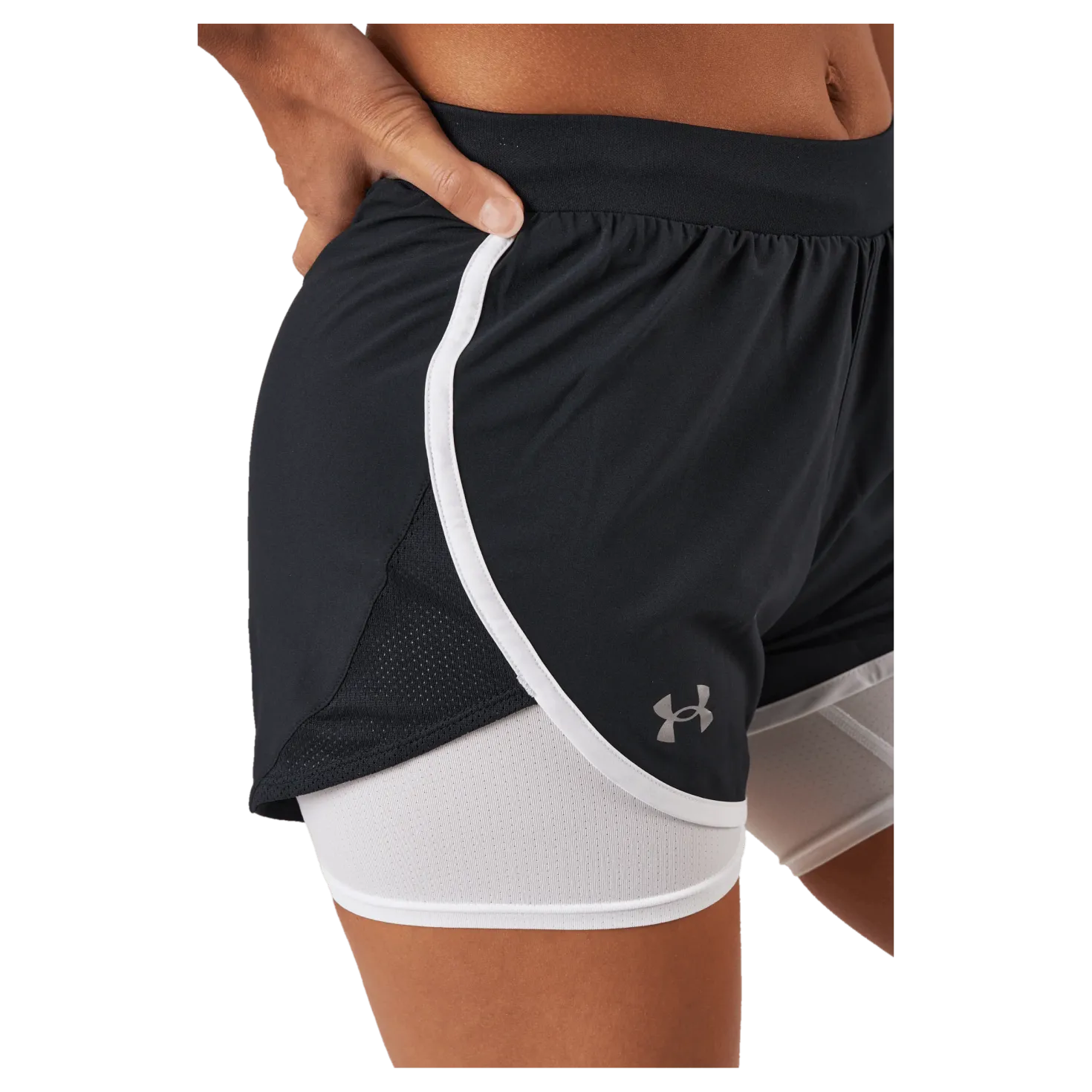 Ua Fly By Elite 2-in-1 Short Black