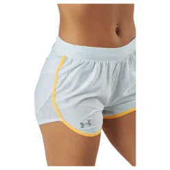 Ua Fly By Elite 3'' Short Ghost Gray Light Heather