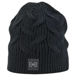 Ua Halftime Cable Knit Black