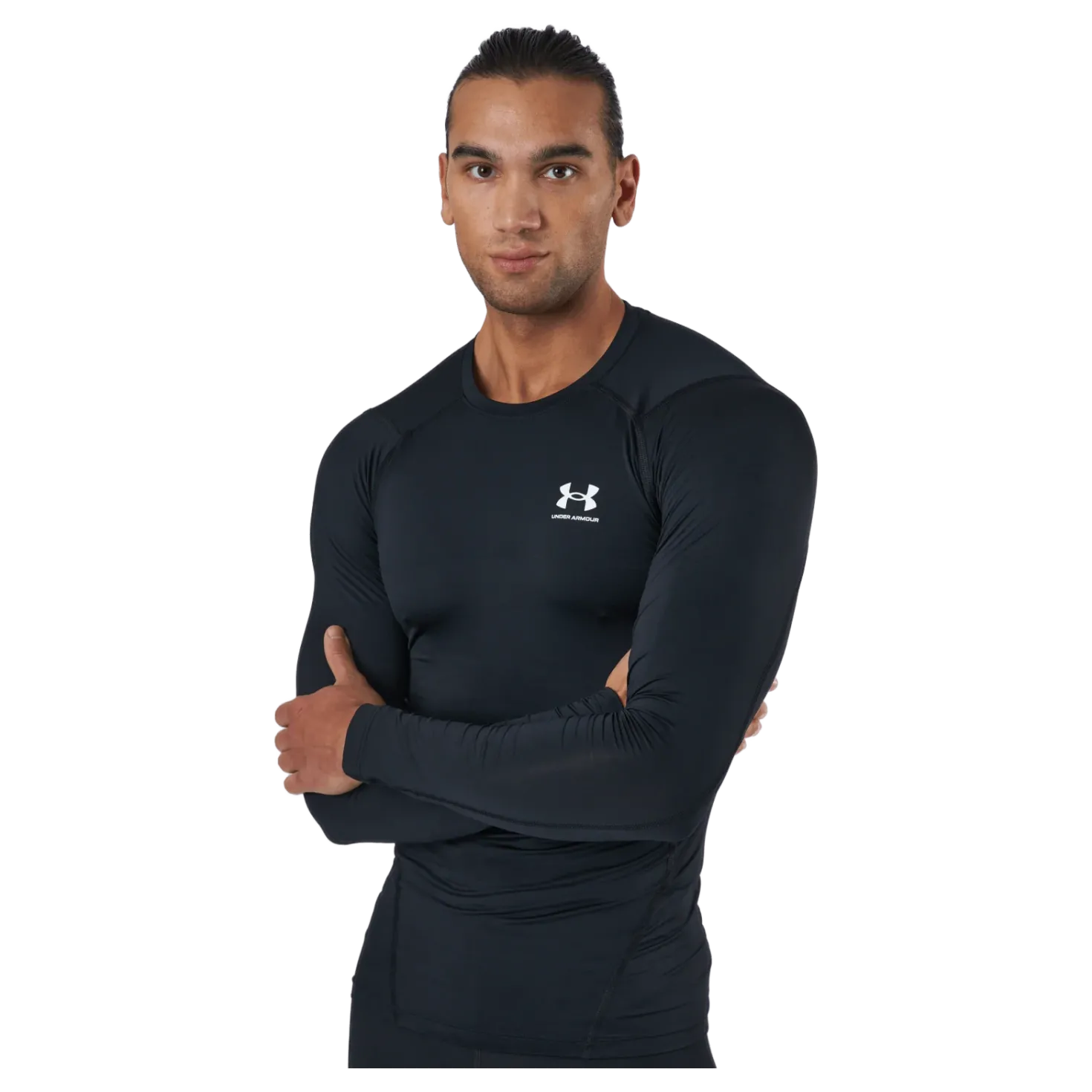 Ua Hg Armour Comp Ls Black