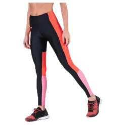 UA HG Armour Perforation Inset Leggings Black