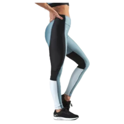 UA HG Armour Perforation Inset Leggings Turquoise
