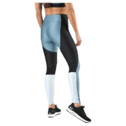 UA HG Armour Perforation Inset Leggings Turquoise