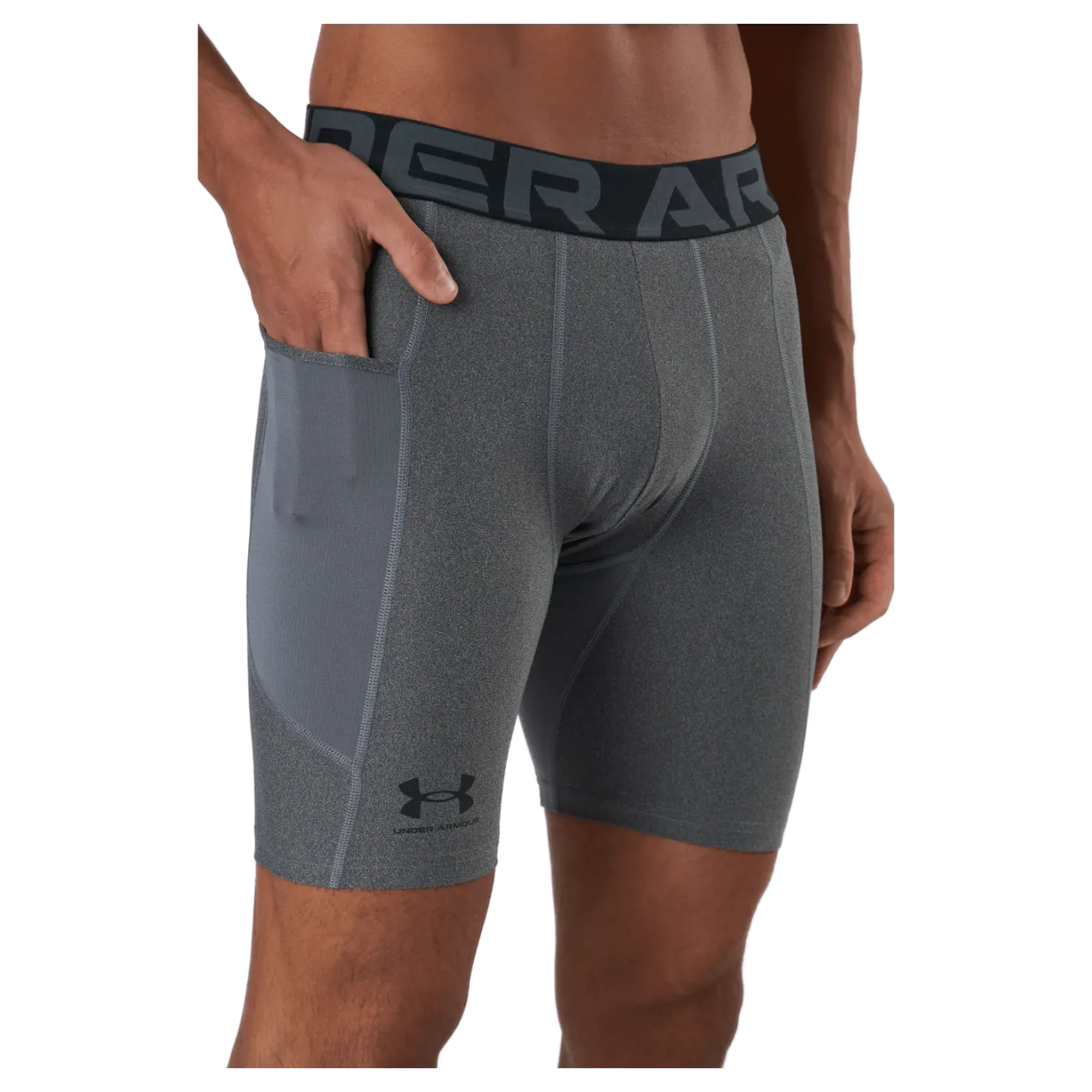 Ua Hg Armour Shorts Carbon Heather