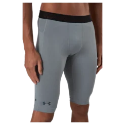 Ua Hg Rush 2.0 Long Shorts Concrete