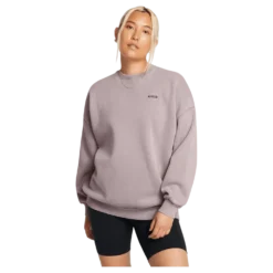 Ua Icon Hwt Flc Os Crew Tetra Gray