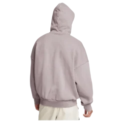 Ua Icon Hwt Flc Wash Os Hood Tetra Gray