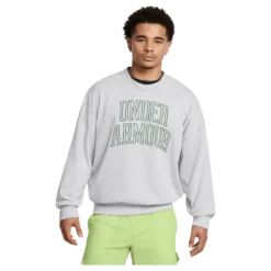 Ua Icon Hwt Terry Os Crew Black