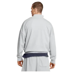 Ua Icon Hwt Terry Os 1/2 Zip Black
