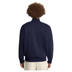 Ua Icon Hwt Terry Os 1/2 Zip Midnight Navy