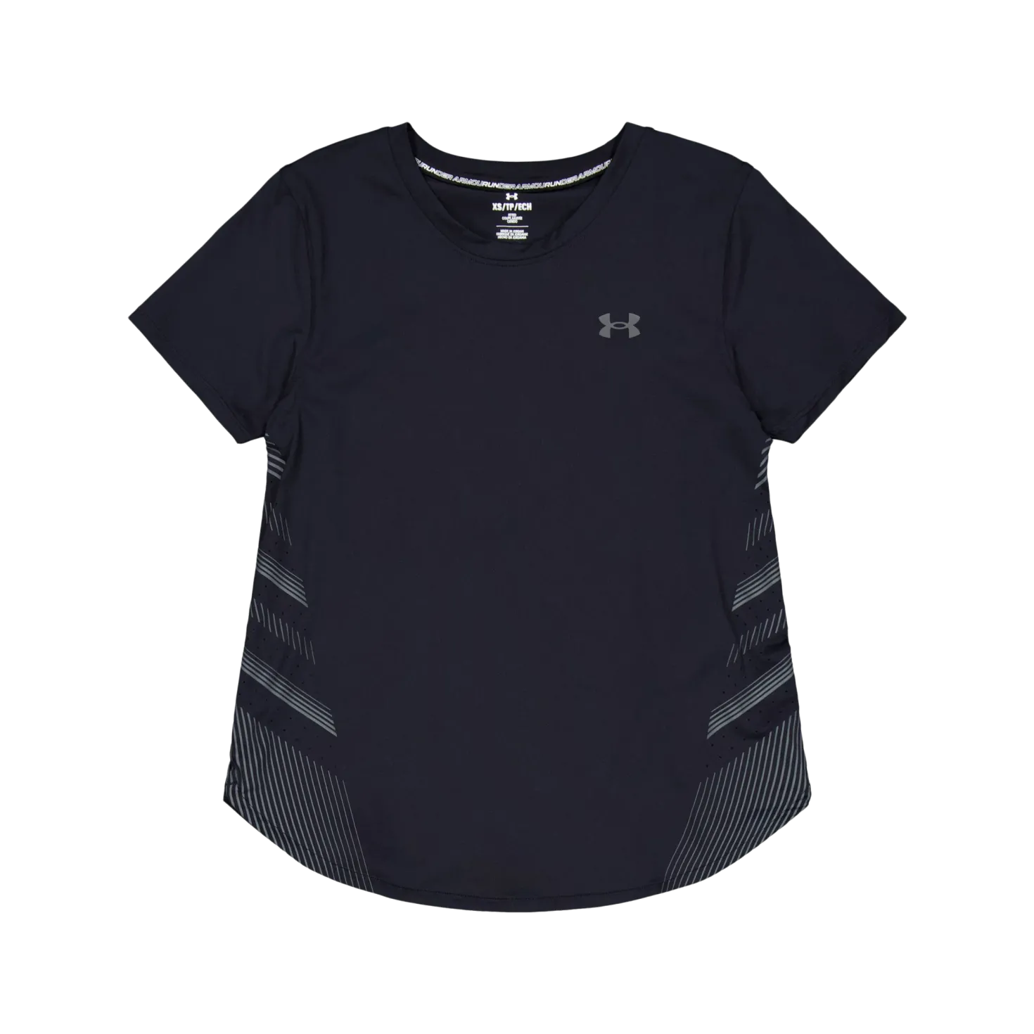 Ua Iso-chill Laser Tee Ii Black