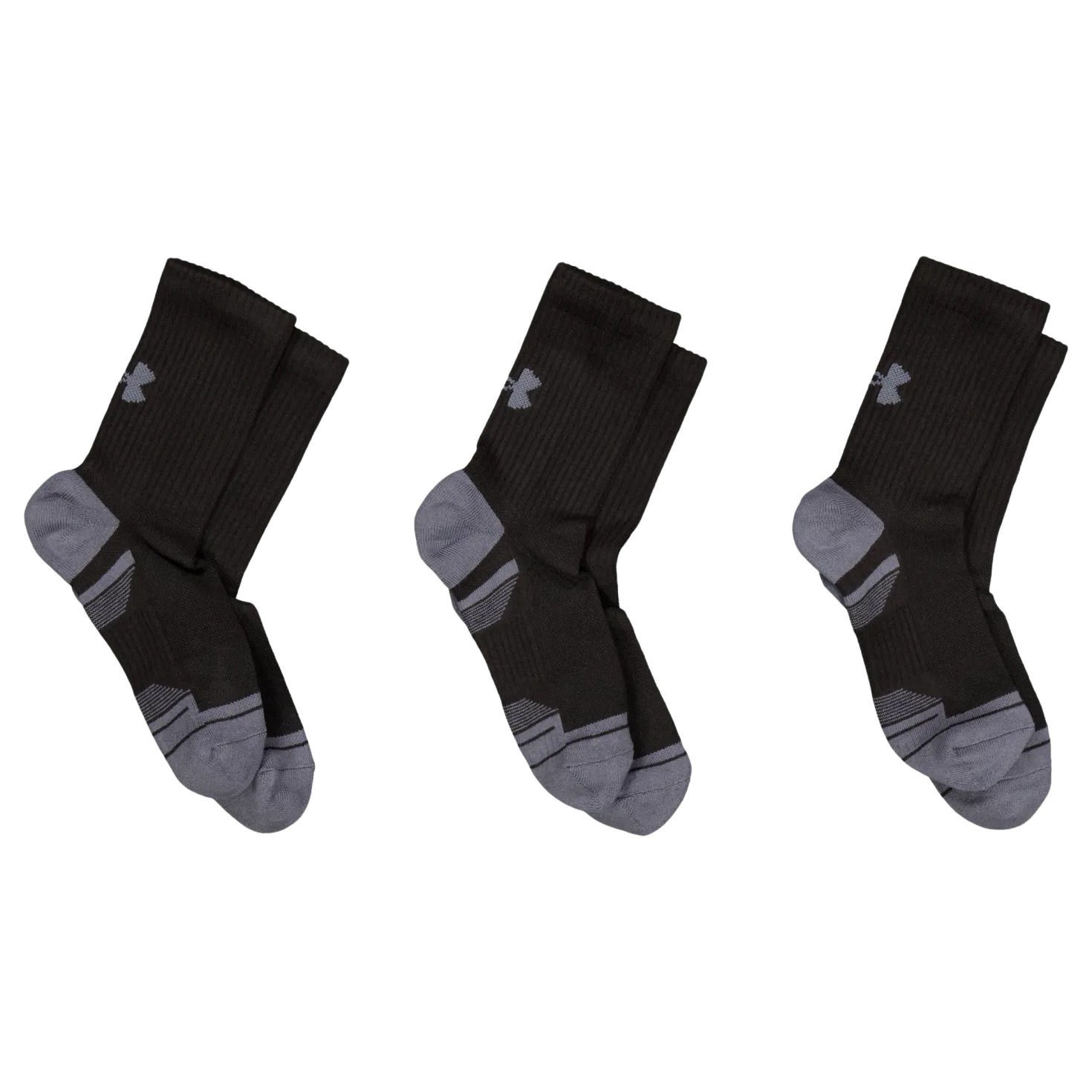 Ua Performance Cotton 3p Mid Black