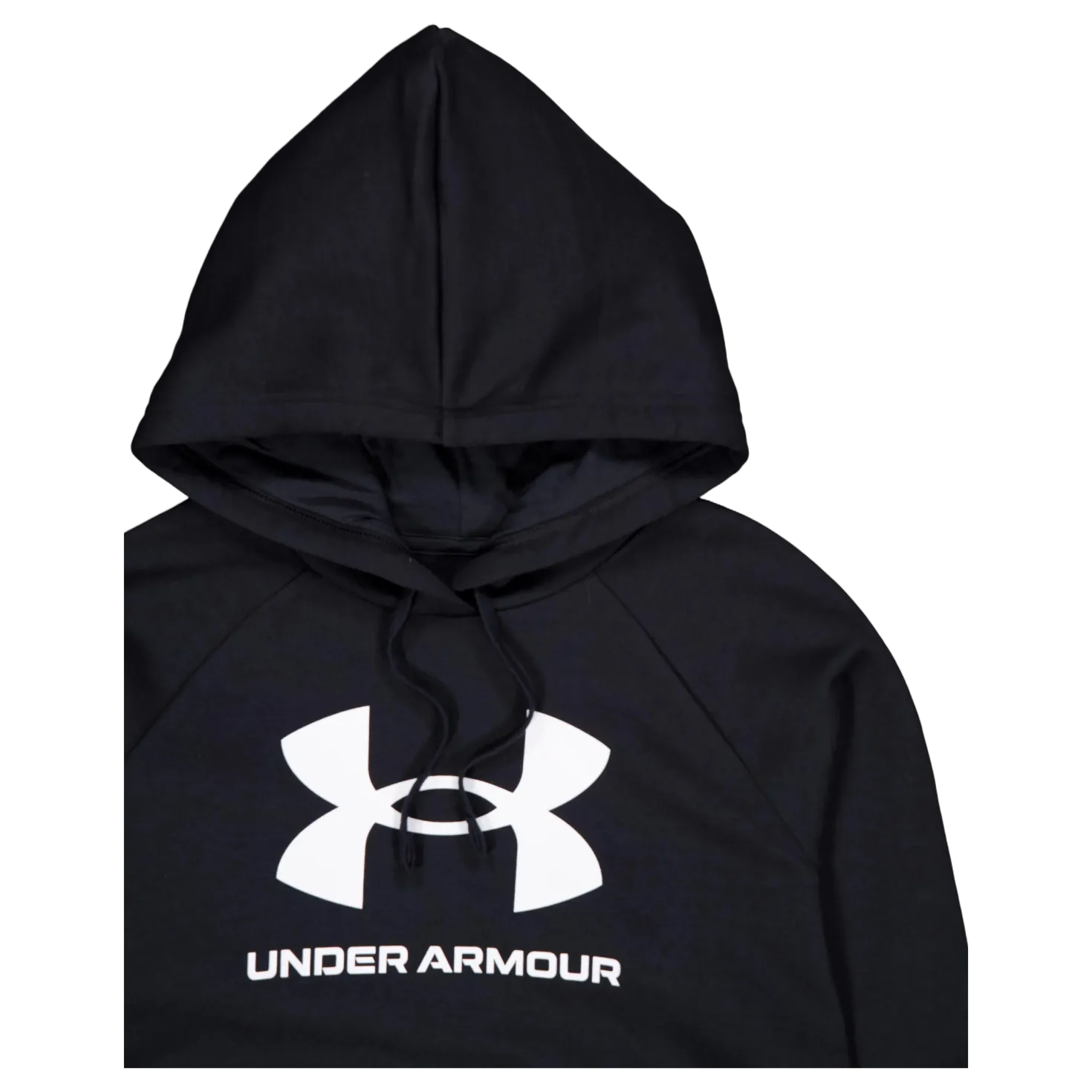 Ua Rival Fleece Big Logo Hdy Black