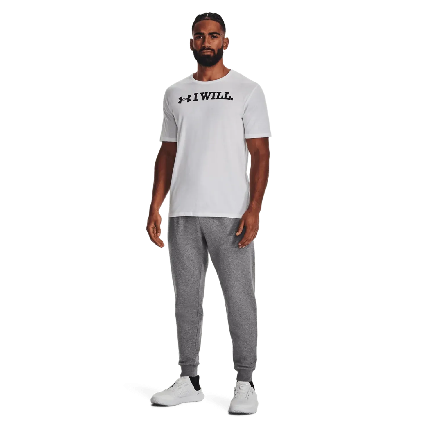 Ua Rival Fleece Joggers Castlerock Light Heather