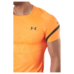 Ua Rush 2.0 Emboss Ss Blaze Orange / Jet Gray / Blac