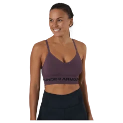 Ua Seamless Low Long Bra Ash Plum