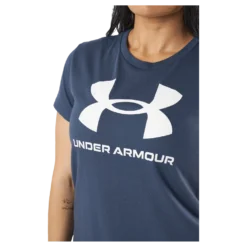 Ua Sportstyle Logo Ss Downpour Gray