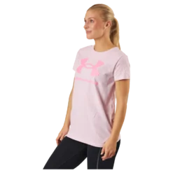 Ua Sportstyle Logo Ss Prime Pink