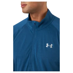 Ua Streaker Half Zip Petrol Blue