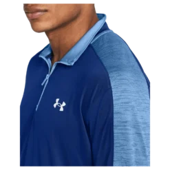 Ua Tech Utility 1/4 Zip Tech Blue