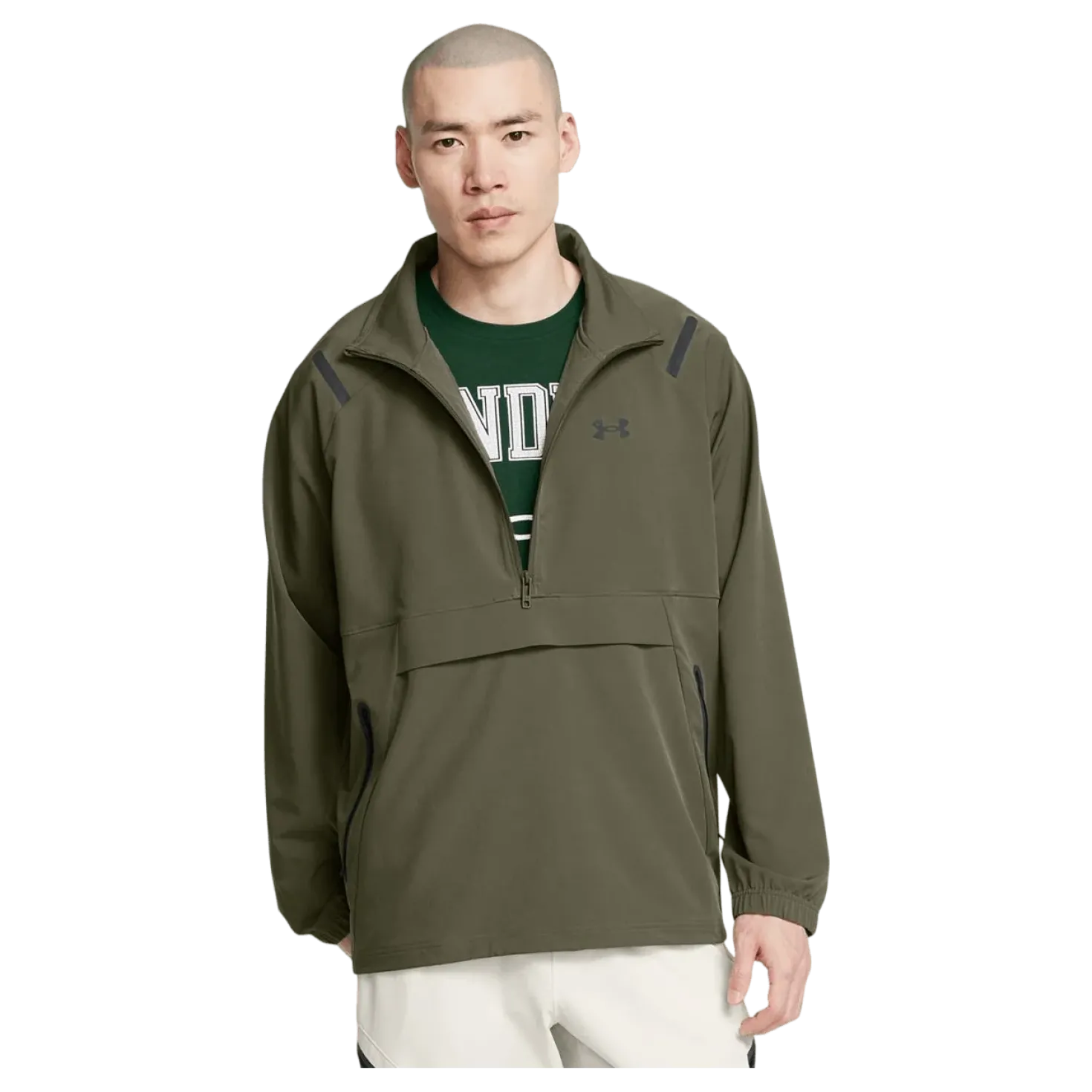 Ua Unstoppable Anorak Lc Marine Od Green
