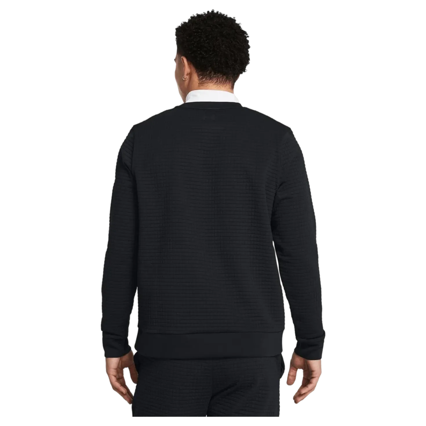 Ua Unstoppable Flc Txtr Crew Black